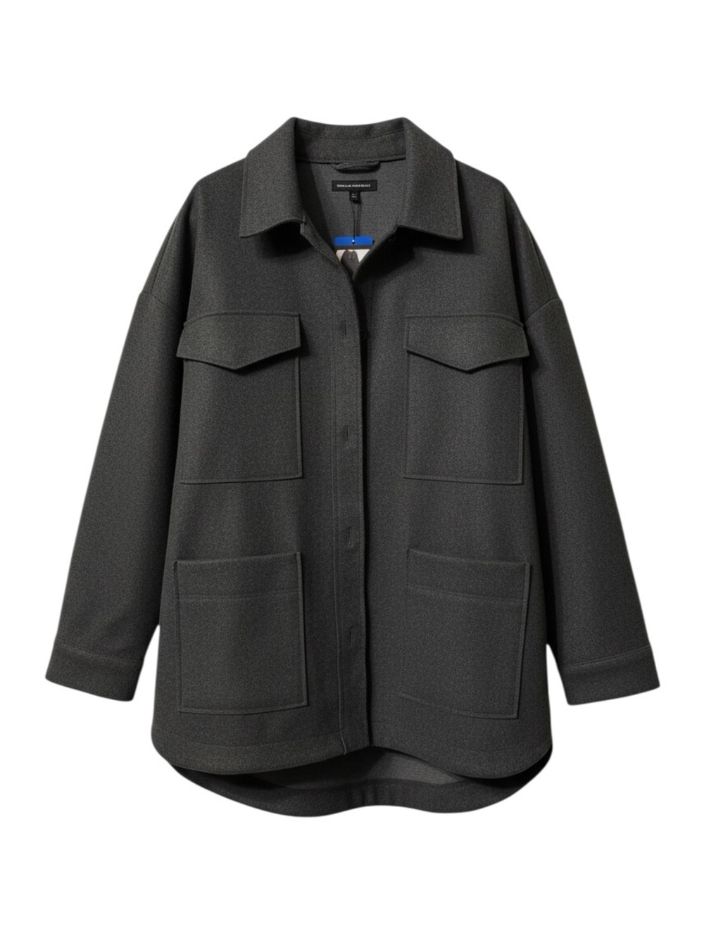 Banana Republic Charcoal Gray Utility Jacket